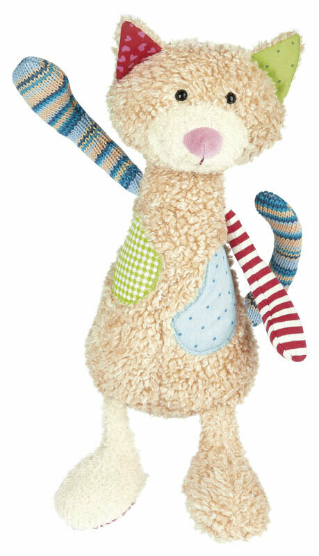 Sigikid Patchwork Sweety Katze stehend 31cm Neuware