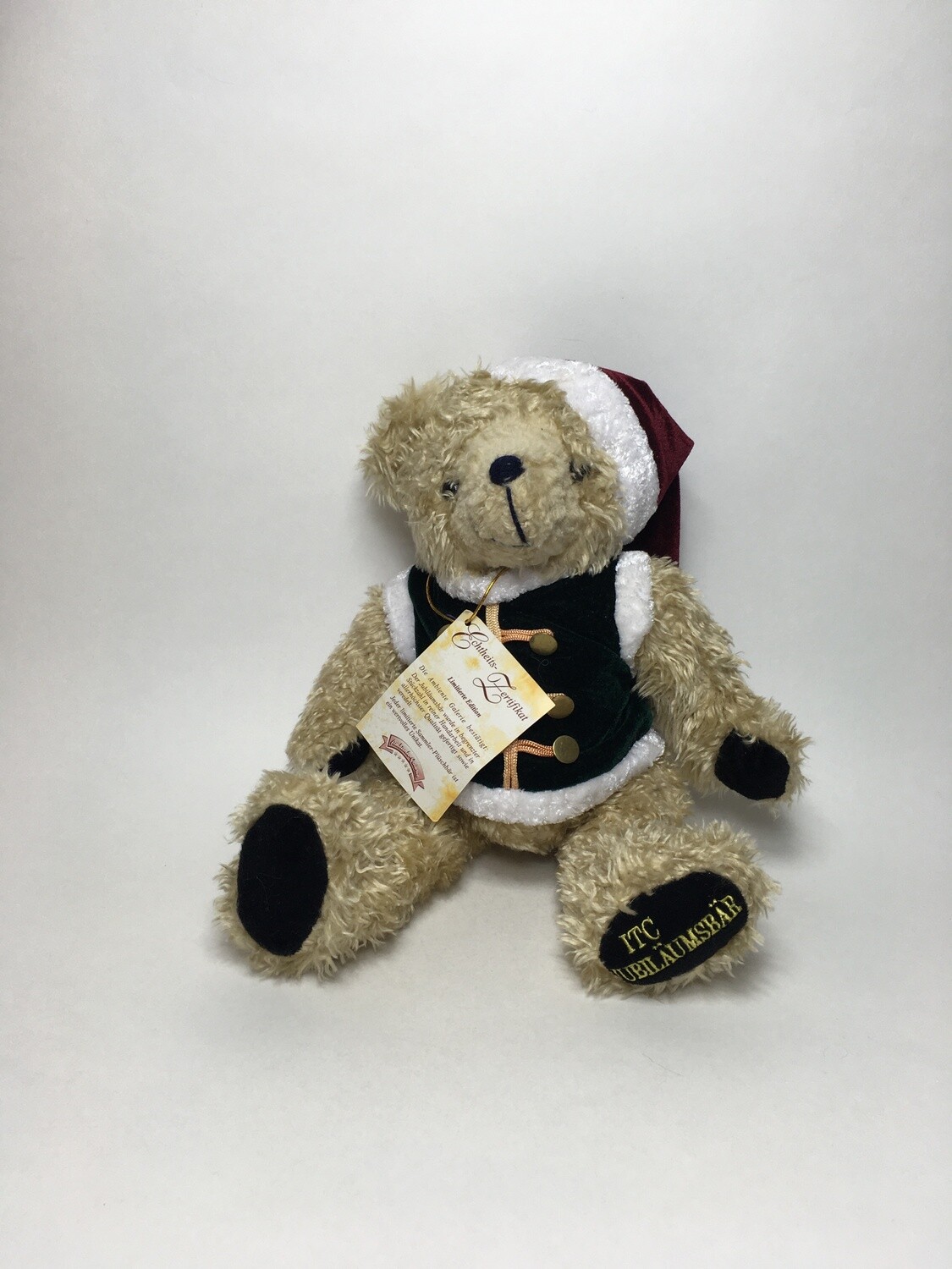 Teddybär ITC Clubreisen Jubiläumsbär stehend 41cm Unikat