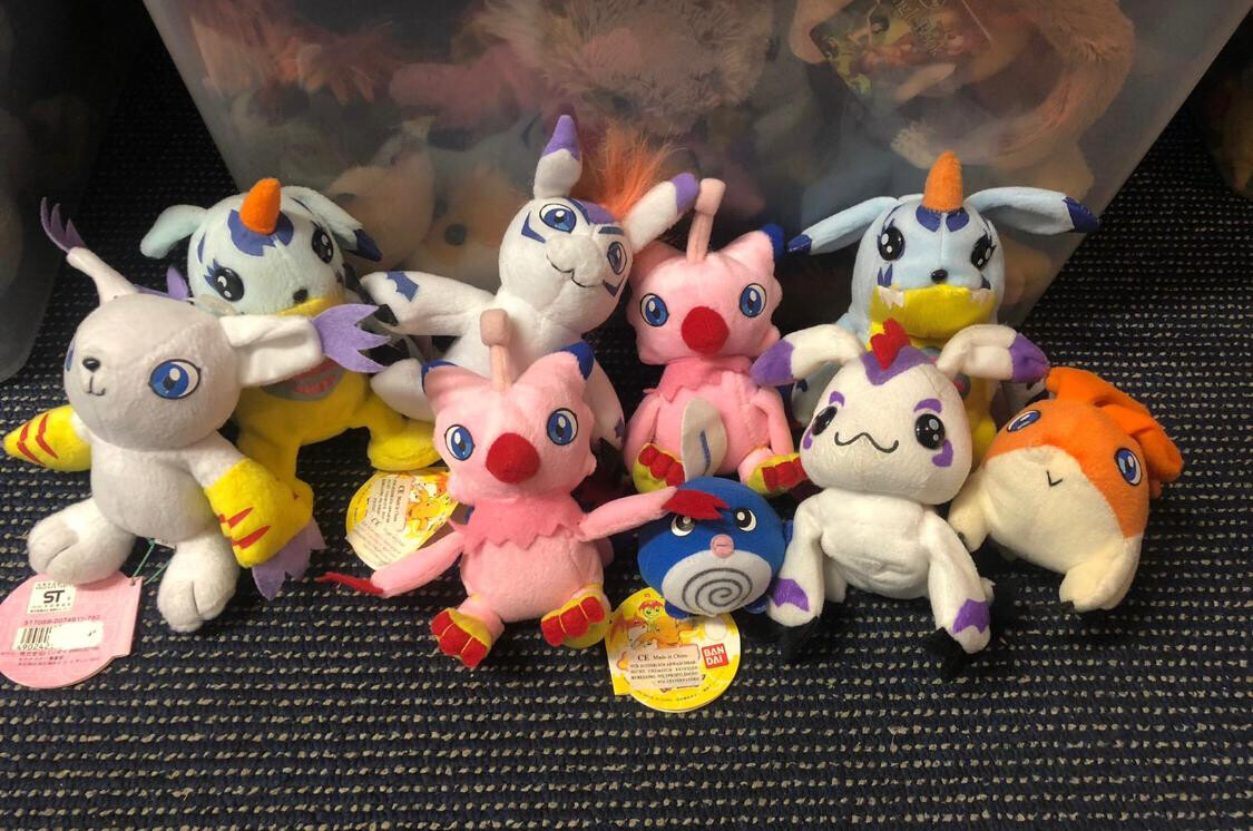 Pokemon Digimon Paket für Mario Joormann stehend 35cm selten