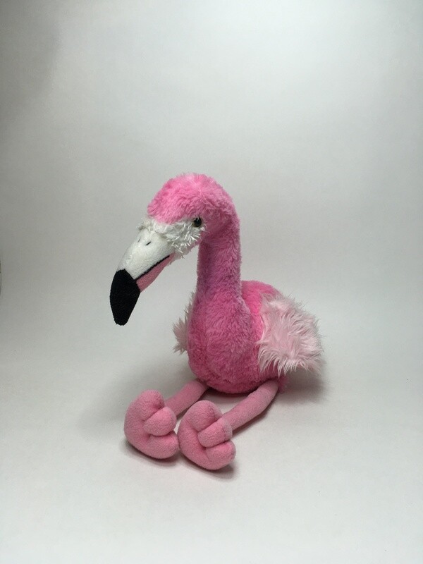 Flamingo Kuschelwuschel stehend 48cm selten
