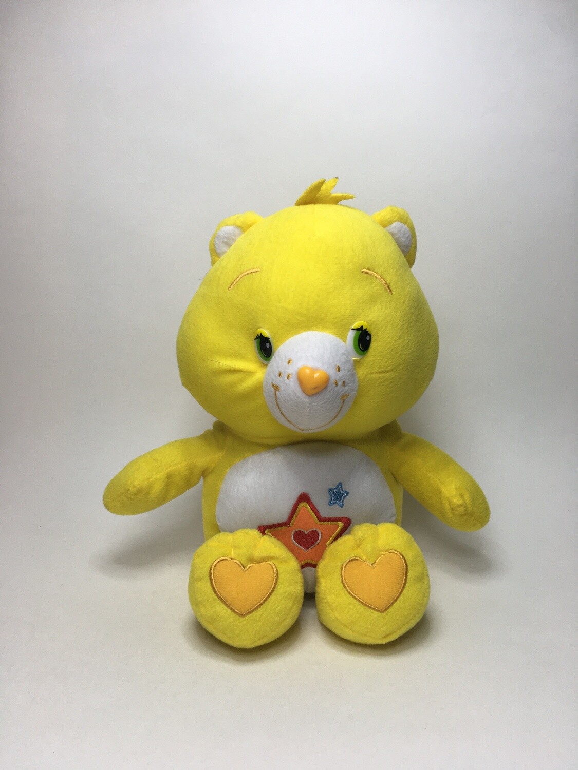 Glücksbär Care Bears Gelb Superstar Bärchi XL stehend 45cm Mega selten