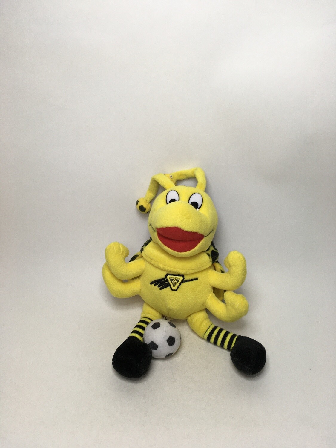 Alemannia Aachen Maskottchen AL-AIX Seneca stehend 33cm selten