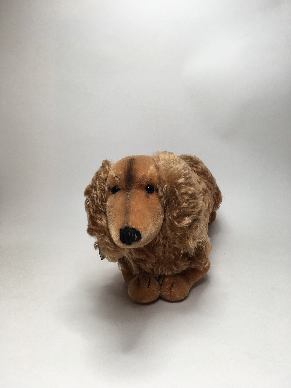 Steiff 4140/28 Hund Dackel Waldi liegend 50cm selten