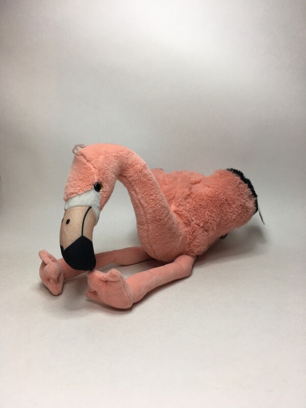 Flamingo Morgenroth stehend 50cm Neuwertig mit Etikett