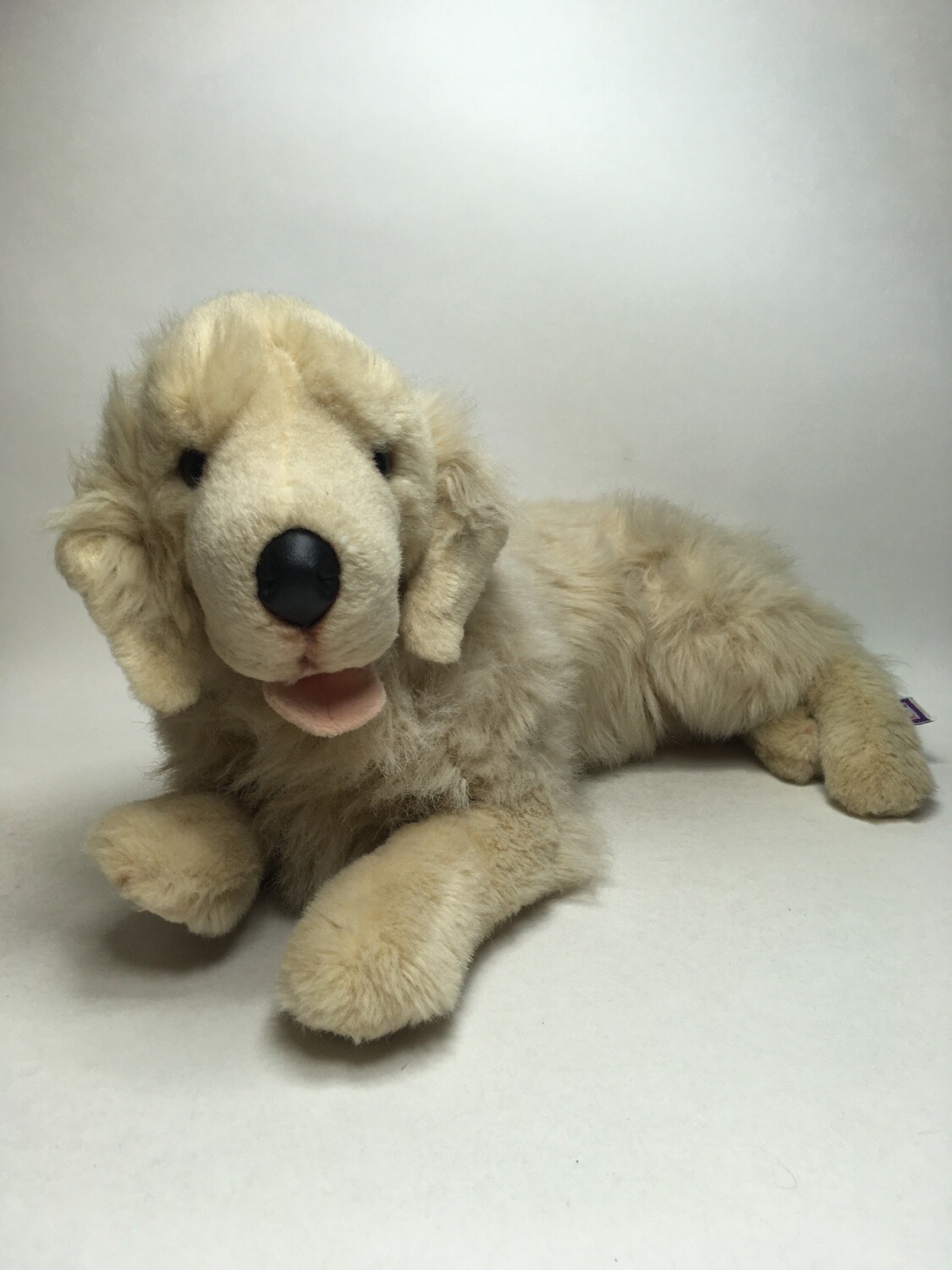 Hund XL Kuschelwuschel liegend 70cm selten