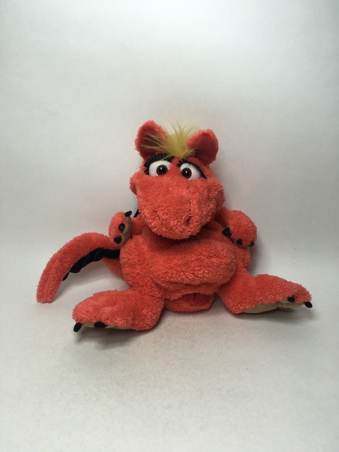 Drache Elsa Living Puppets Handpuppe stehend 35cm Mega selten