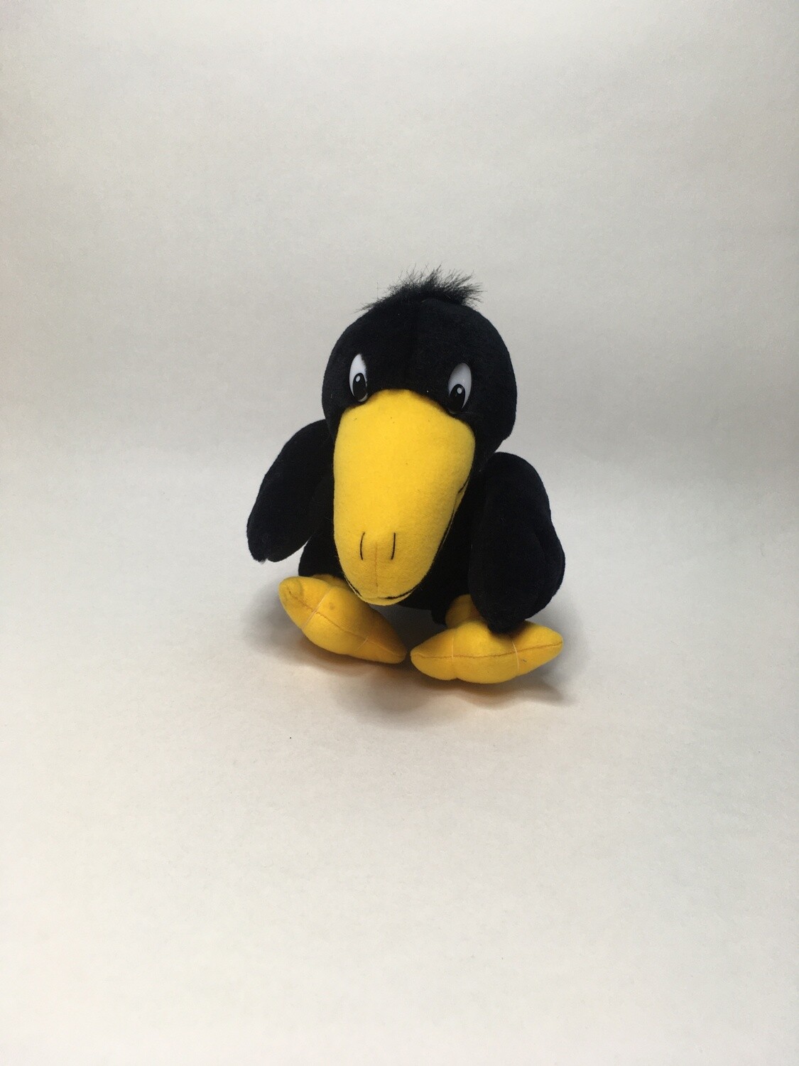 Rabe / Krähe Sparkasse stehend 17cm selten