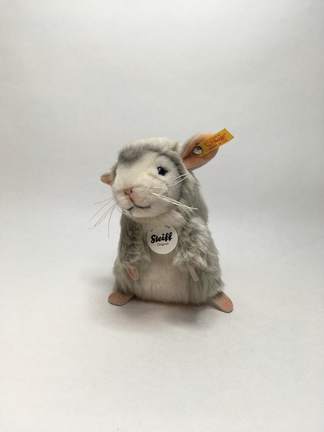 Steiff Chinchilla 070143 sitzend 20cm selten