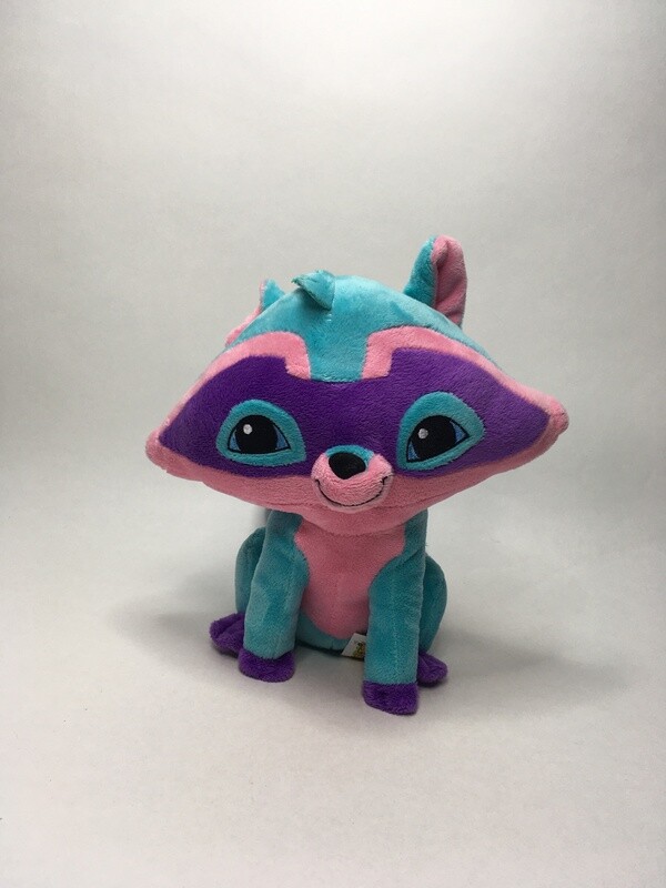 Waschbär Whitehouse sitzend 27cm selten