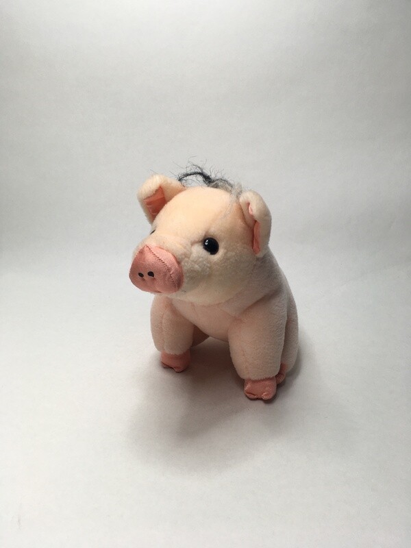 Ein Schweinchen namens Babe Playskool sitzend 25 cm ( beliebt )