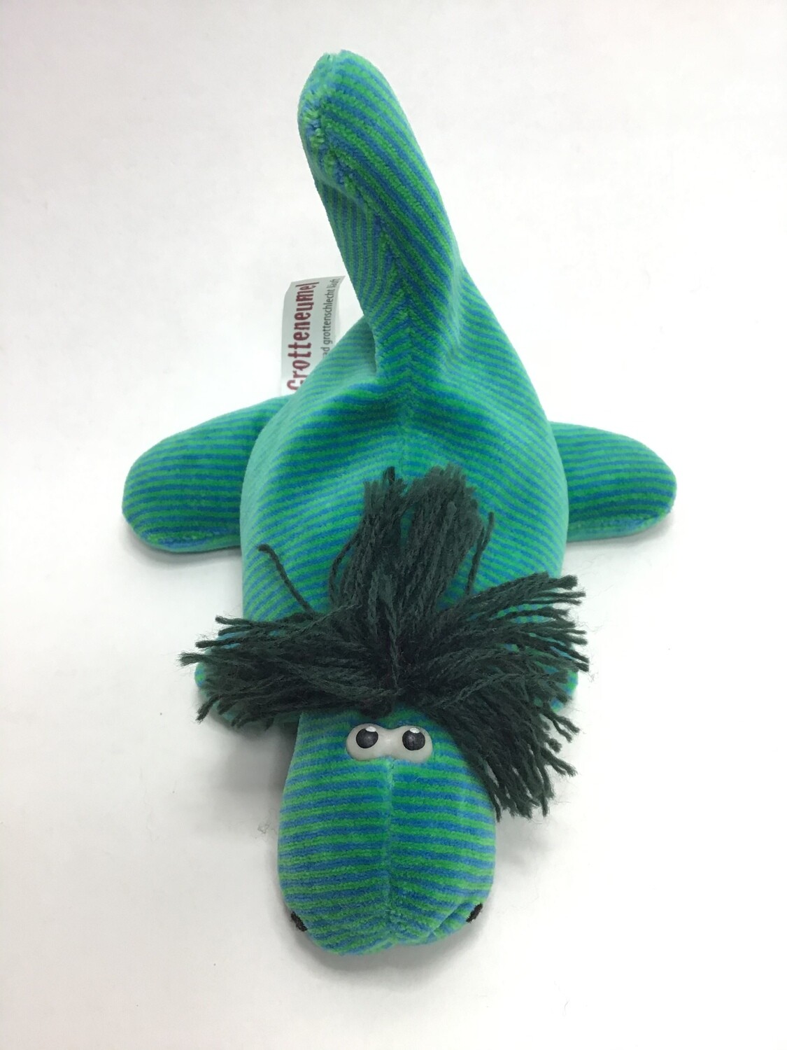 Perlsacktier Grotteneumel groß liegend 15cm Kult