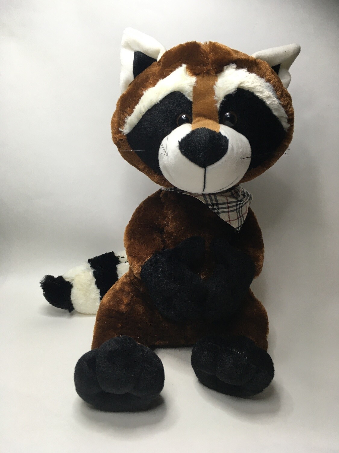 Waschbär Aliki sitzend 47cm selten