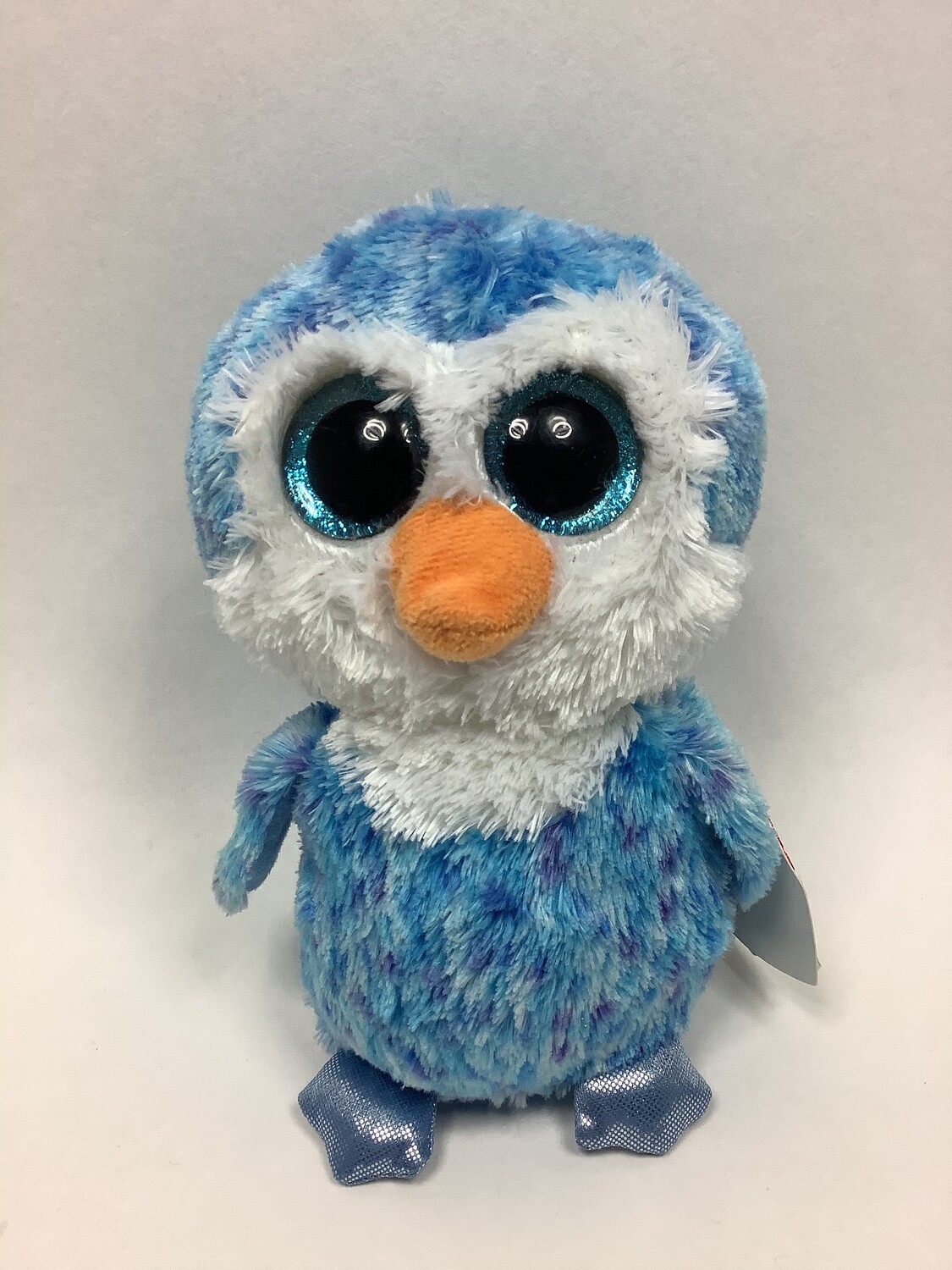 TY Glubschi – Duke Der Hund, Beanie Boo Mit Glitzeraugen, 15 Cm, Weiß/braun