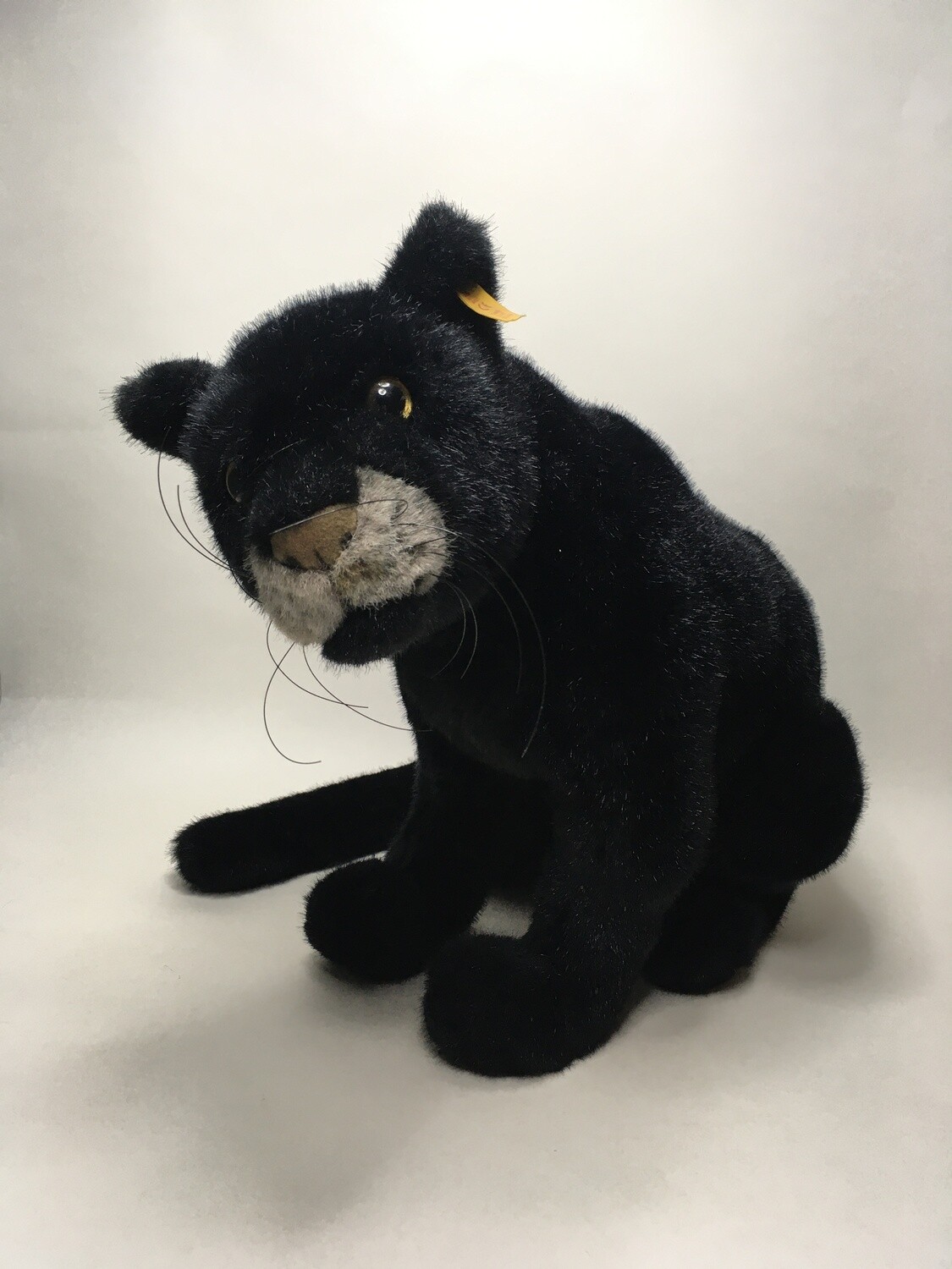 Steiff Panther Taky 065156 sitzend 45cm selten