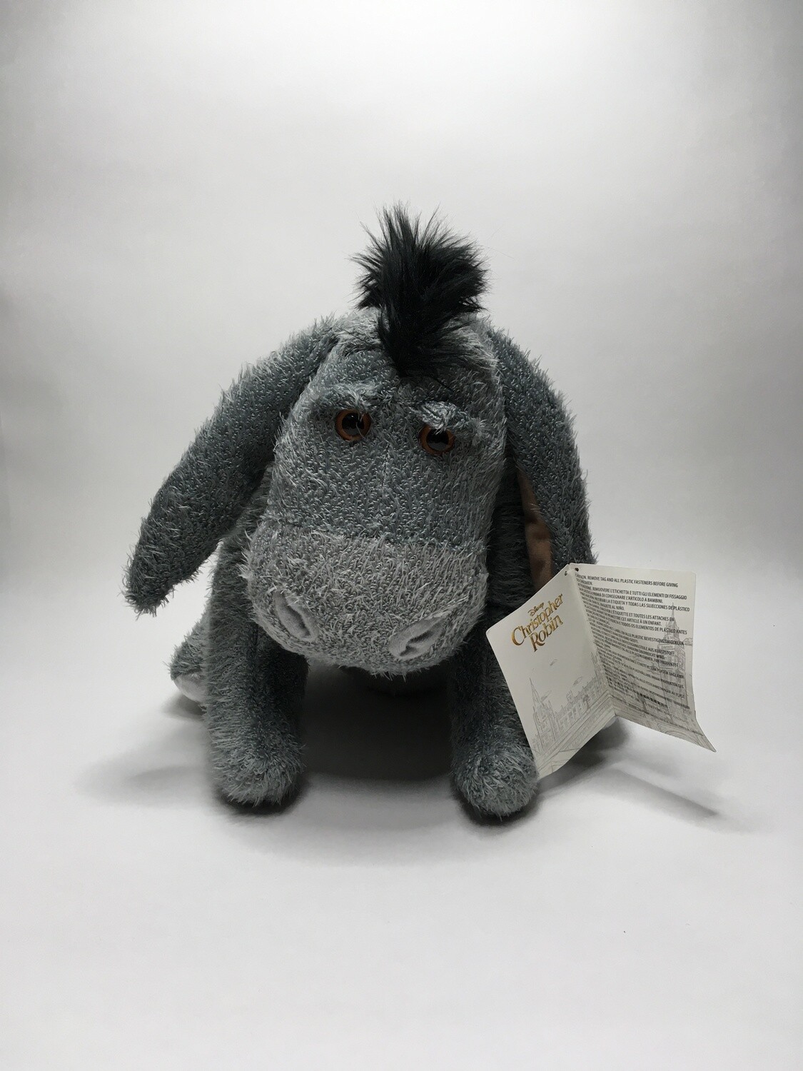 Disney Esel I-Aah Christopher Robin Collection sitzend 35cm Neuwertig mit Etikett Absolutes Sammlerstück