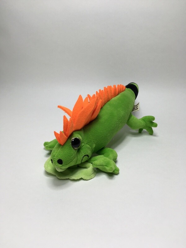 Salamander Chamäleon Eidechse Echse liegend 58cm selten