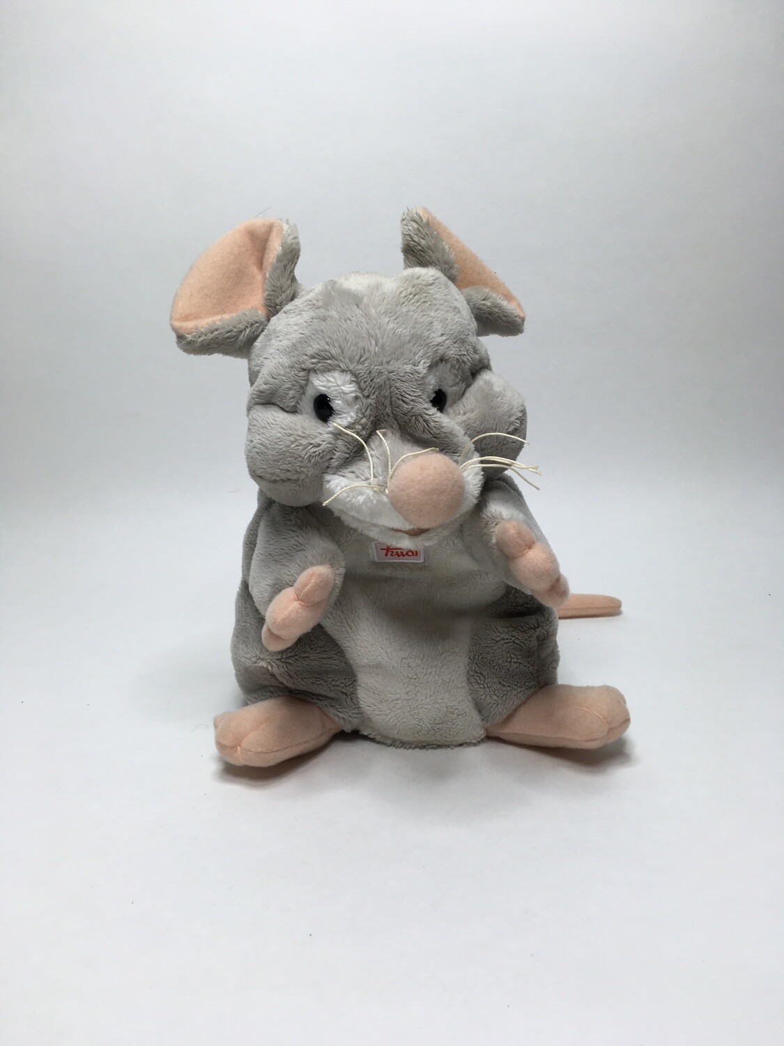 Maus Trudi Handpuppe stehend 23cm Neuwertig mit Etikett
