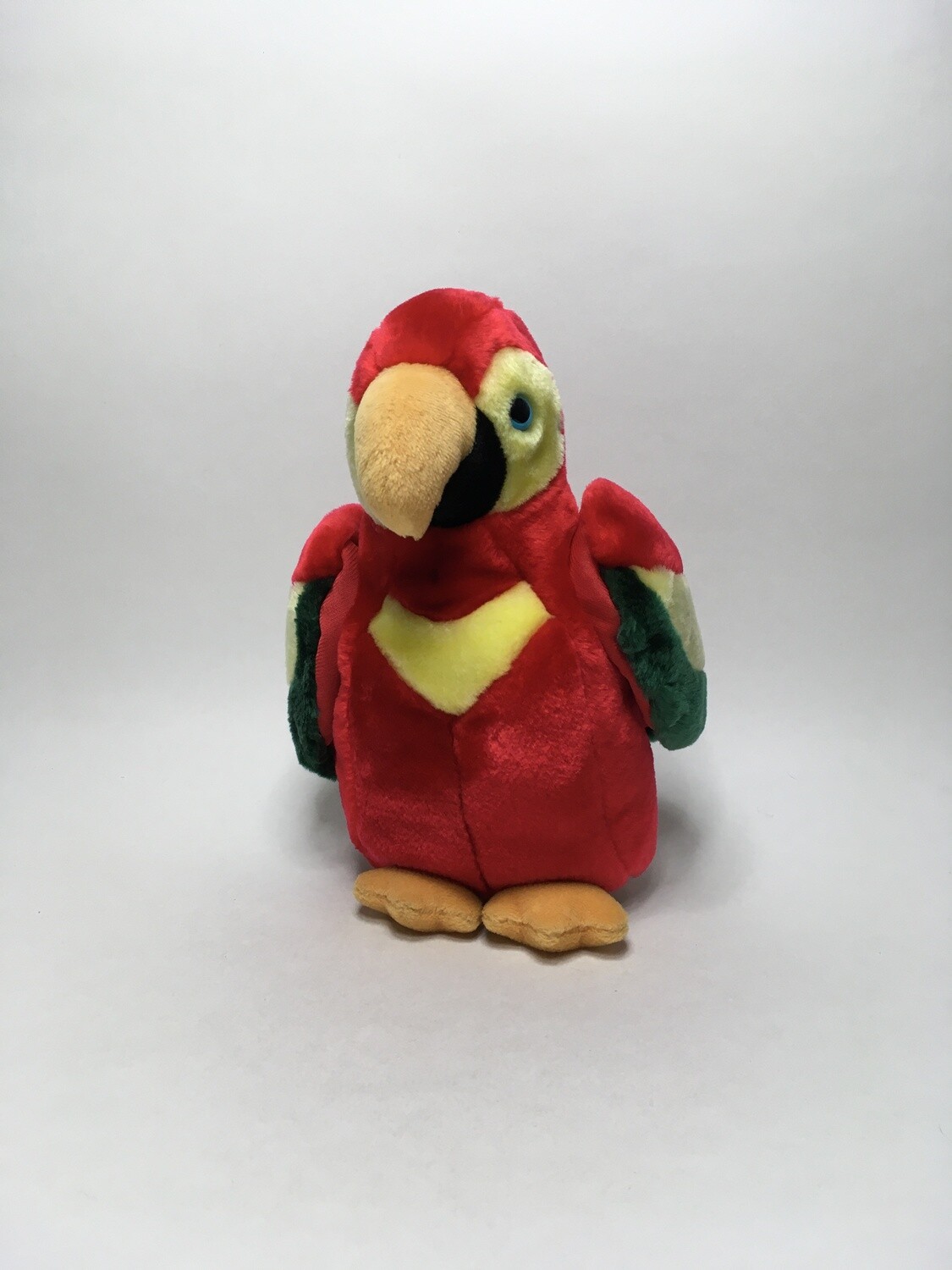 Papagei HandPuppe Bastitoys stehend 27cm ( beliebt )