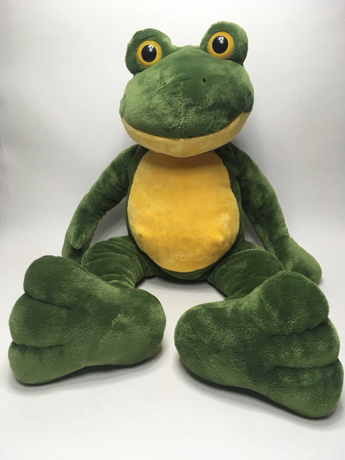 Frosch Kuschelwuschel stehend 70cm selten