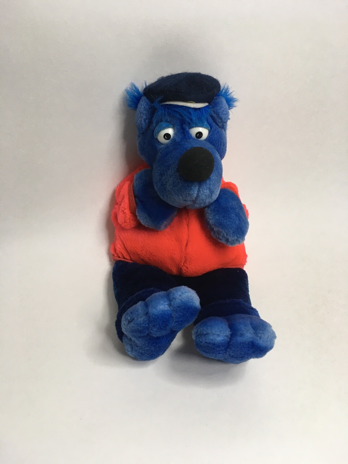 Käptn Blaubär Handpuppe stehend 33cm selten