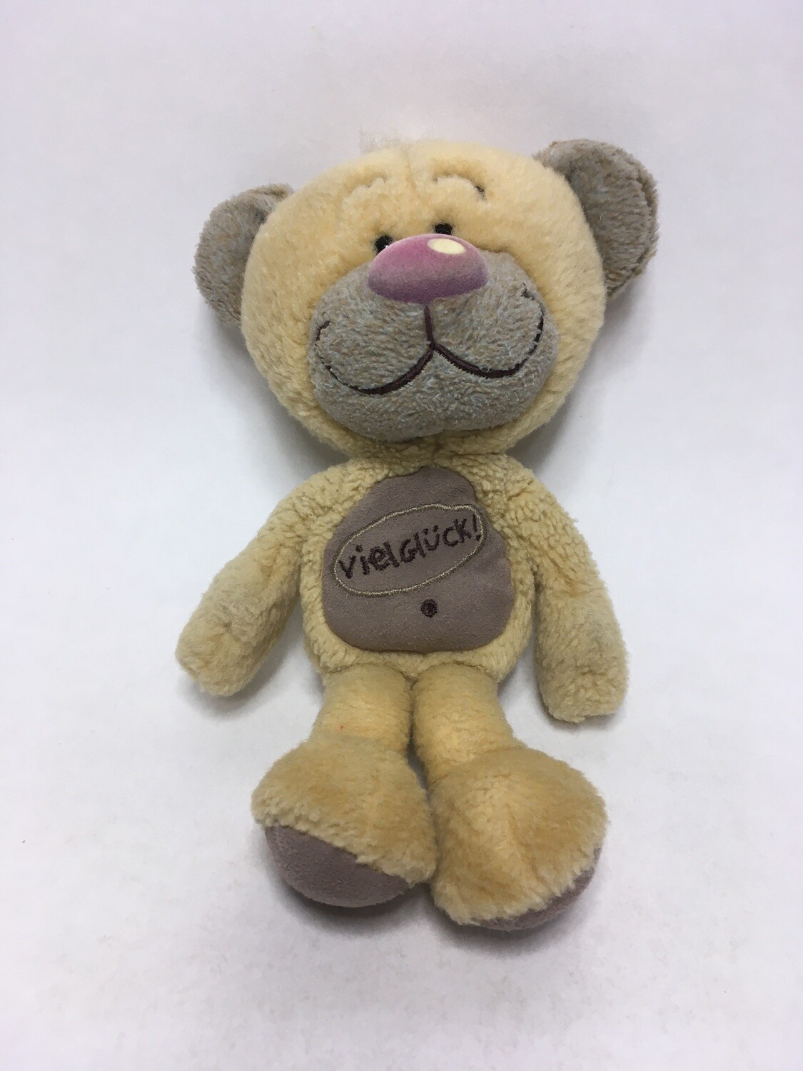 Pimboli “Viel Glück“ Teddy stehend 20cm selten