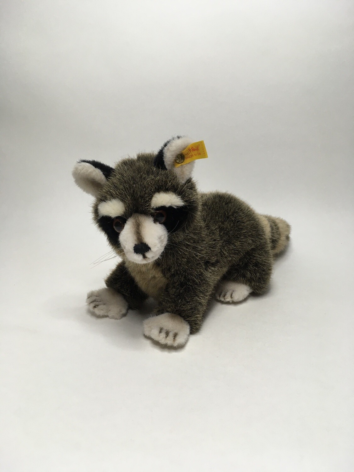 Steiff Waggy Waschbär liegend 2050/25 liegend 32cm selten