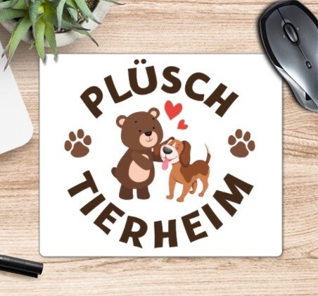 Plüsch-Tierheim Mauspad
