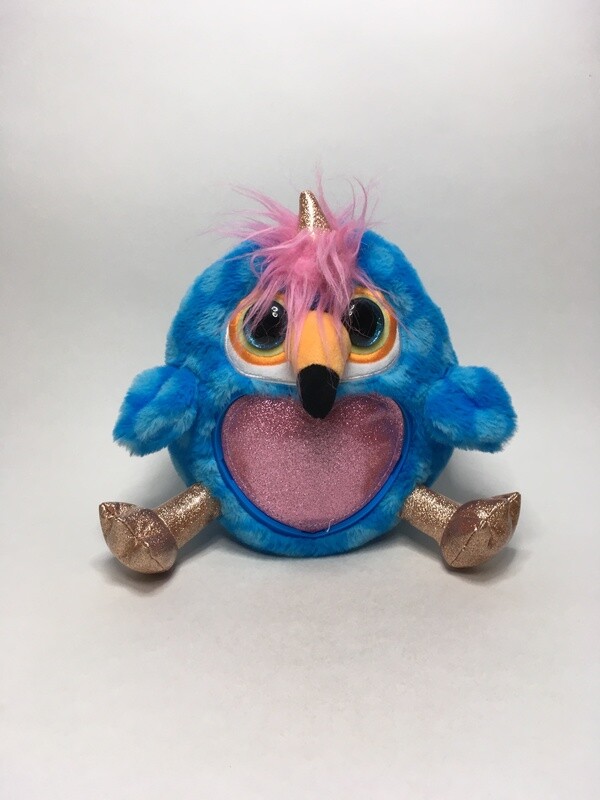 Vogel sitzend 28cm selten