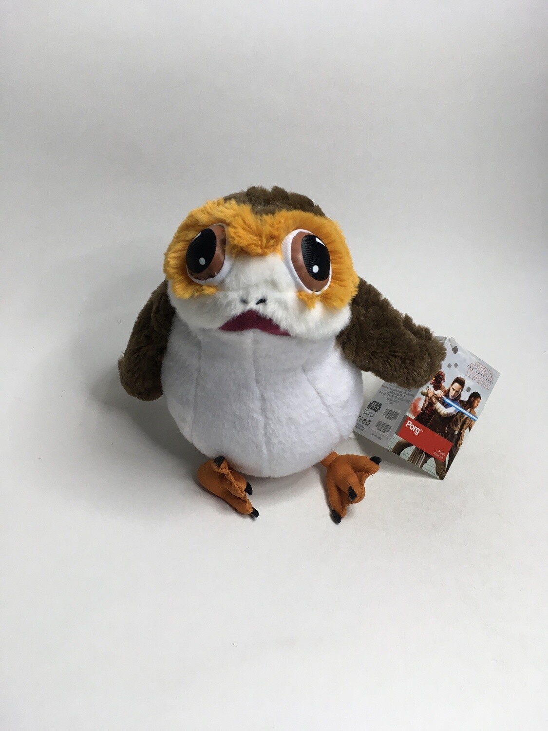Star Wars The last Jedi Porg Vogel Famosa stehend 30cm Mega selten mit Etikett