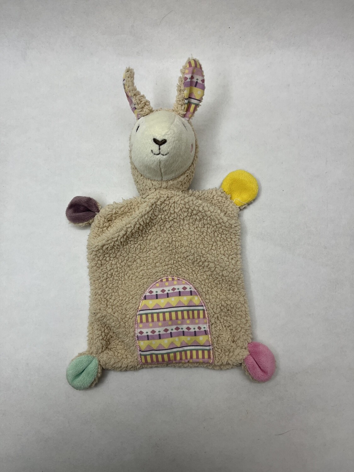 Schnuffeltuch / Schmusetuch Lama Pusblu liegend 28cm