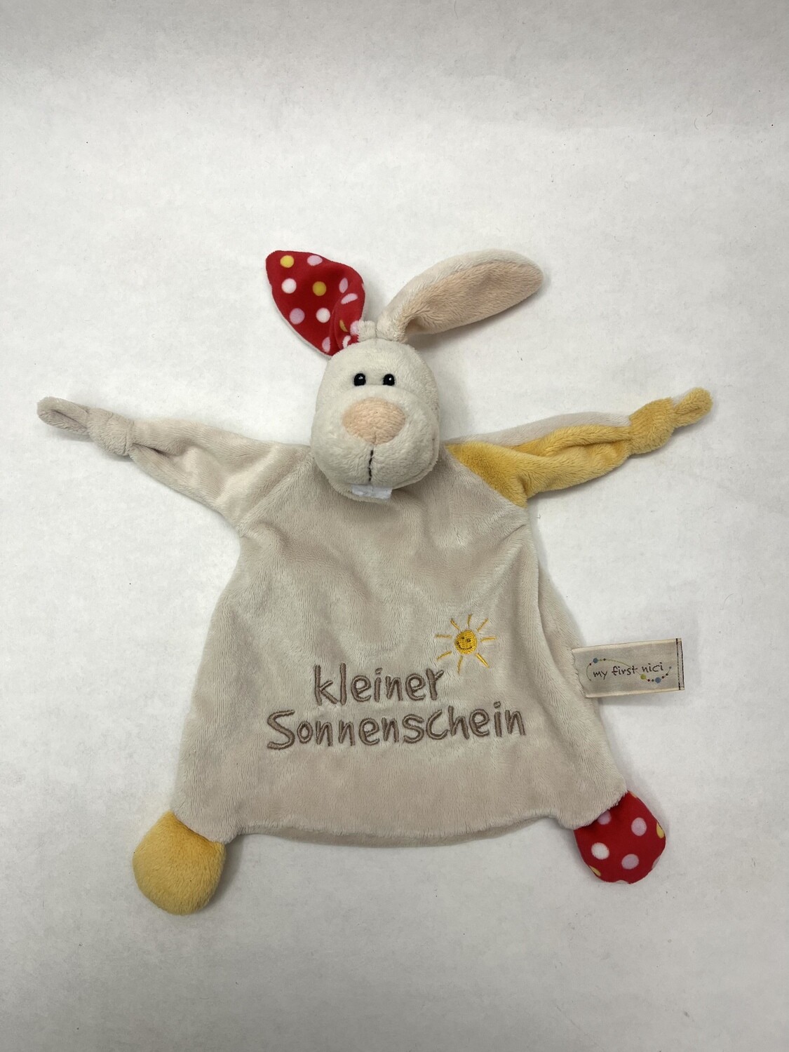 Schnuffeltuch / Schmusetuch Hase Nici liegend 37cm