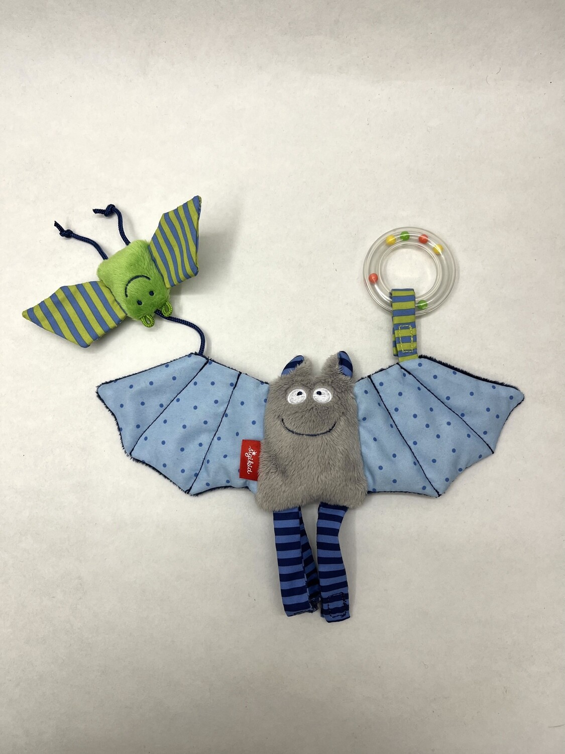 Schnuffeltuch / Schmusetuch Fledermaus Sigikid liegend 28cm