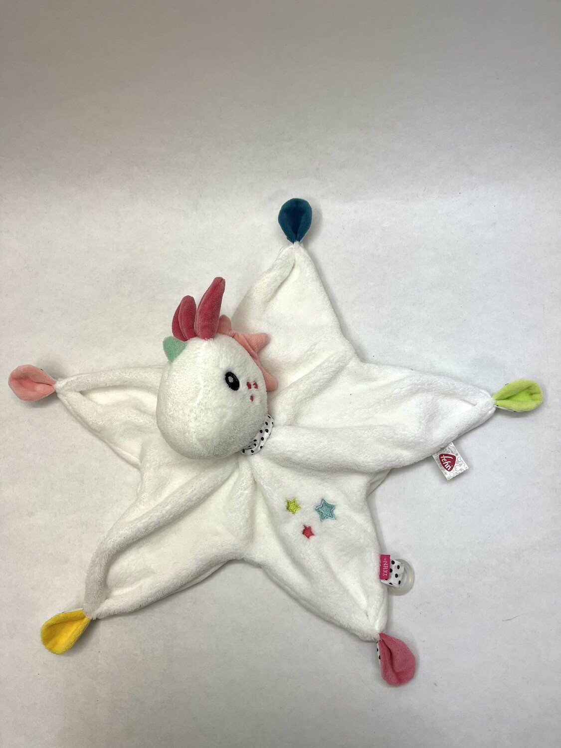 Schnuffeltuch / Schmusetuch Einhorn Drache Fehn liegend 45 cm