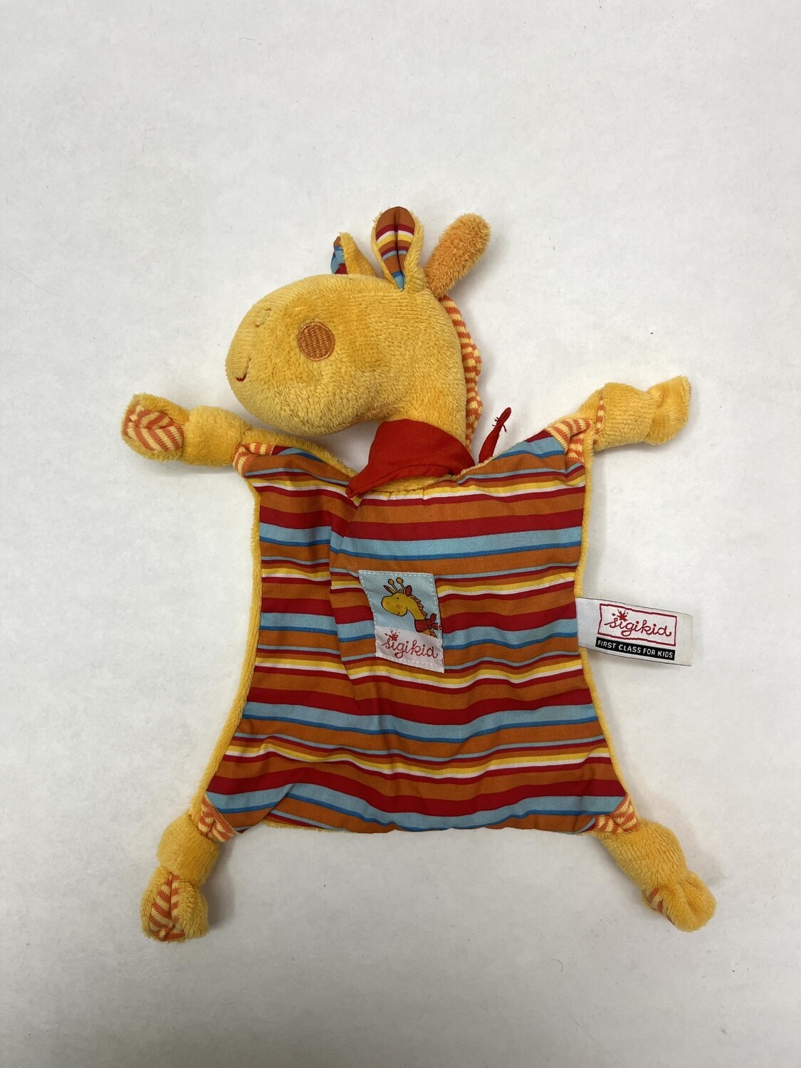 Schnuffeltuch / Schmusetuch Giraffe Sigikid liegend 29 cm