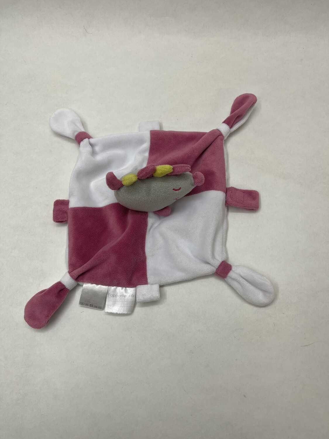 Schnuffeltuch / Schmusetuch Igel liegend 26 cm