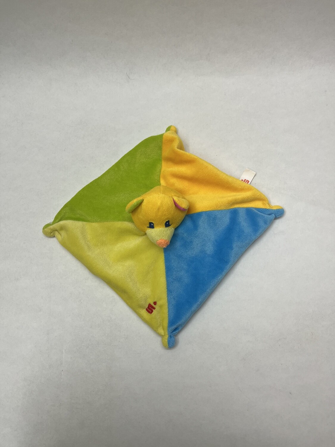 Schnuffeltuch / Schmusetuch Teddy Sparkasse liegend 22 cm