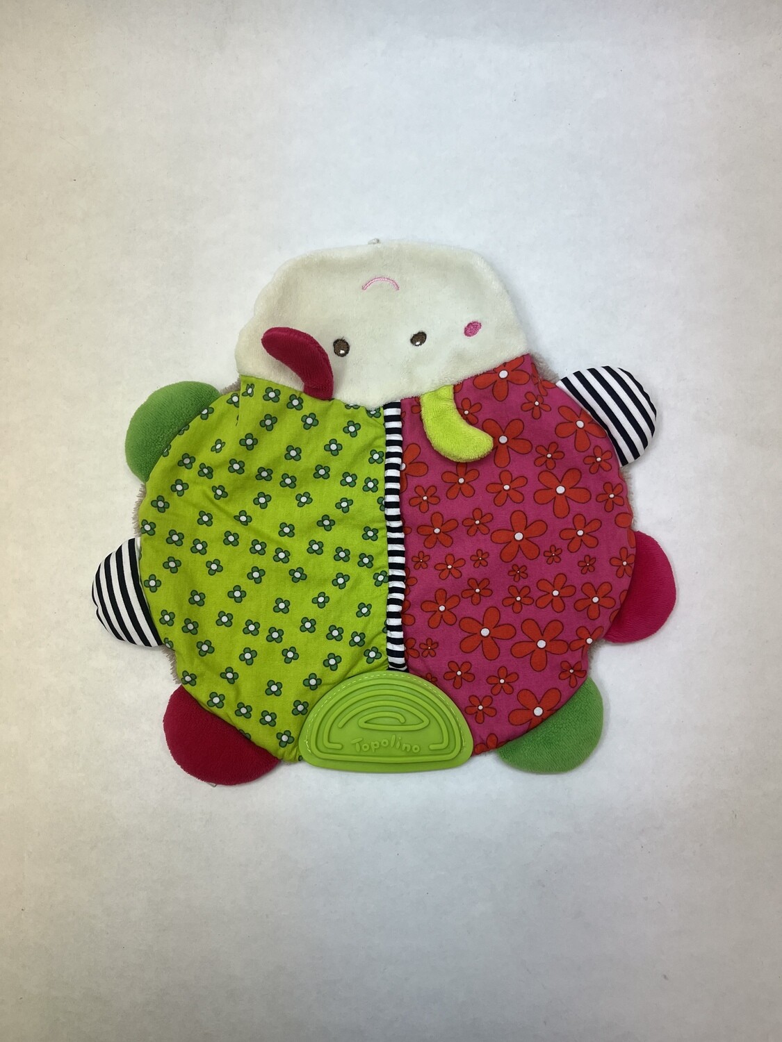 Schnuffeltuch / Schmusetuch Marienkäfer Topolino liegend 24 cm