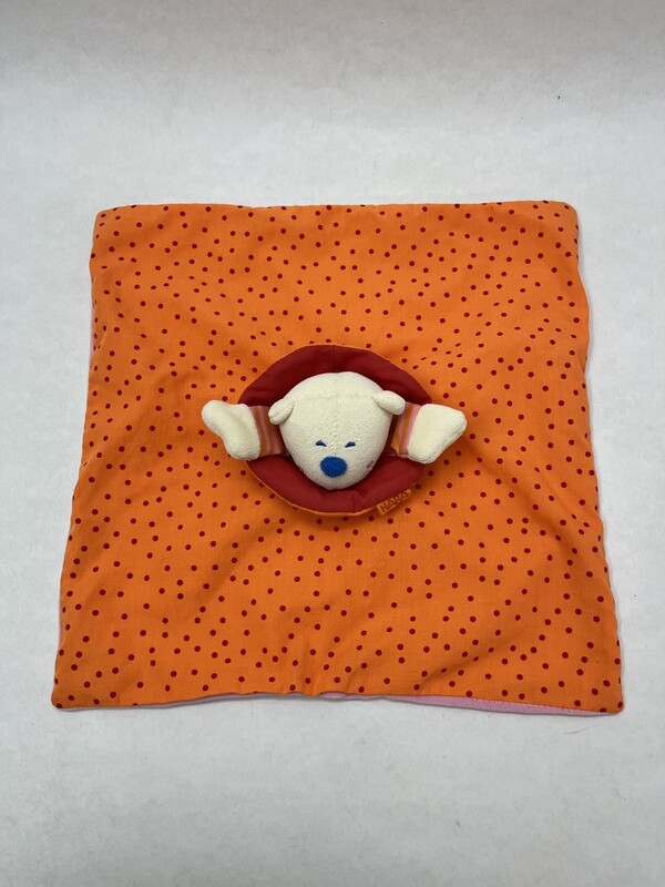 Schnuffeltuch / Schmusetuch Teddy Haba liegend 31 cm