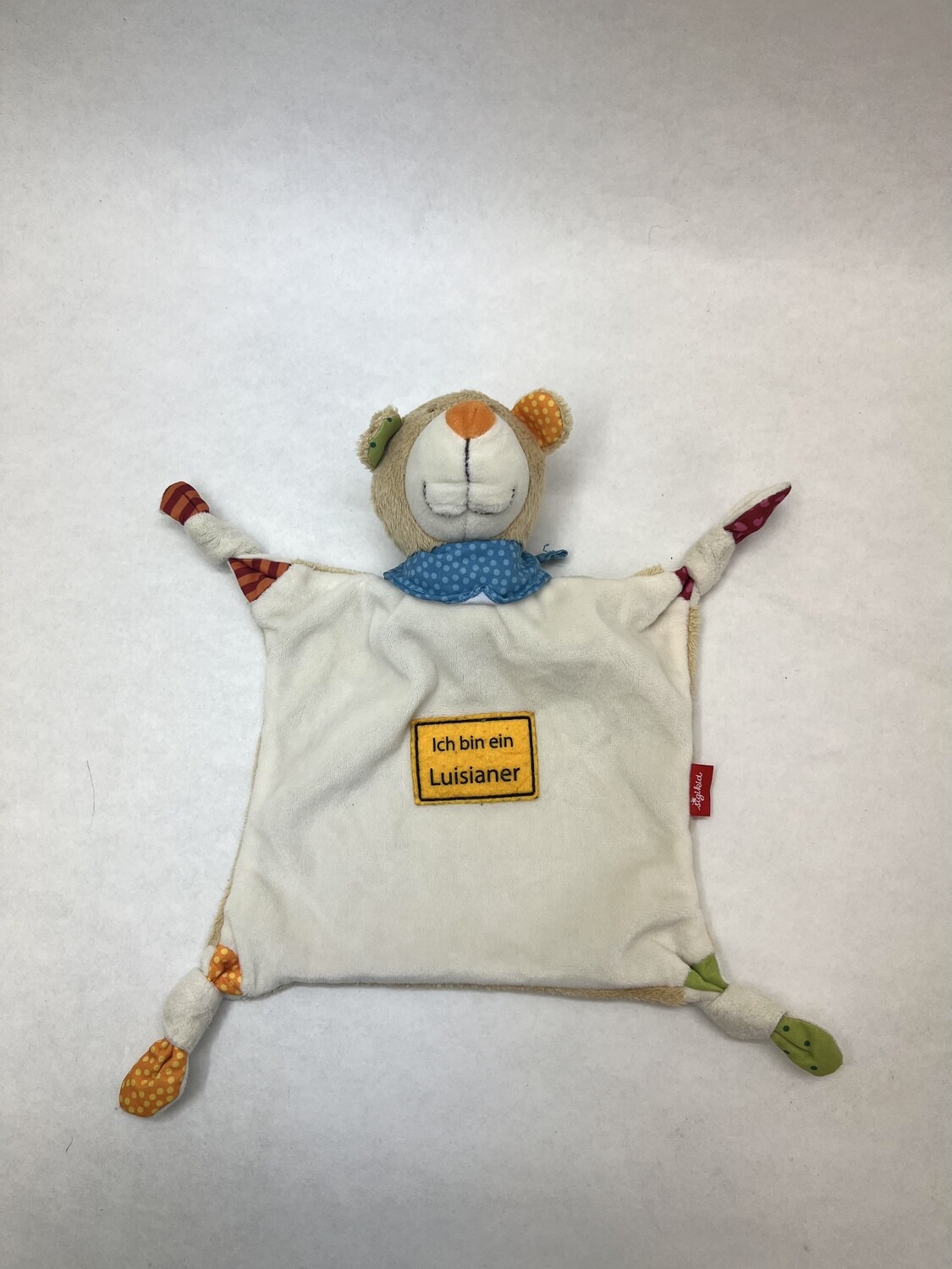 Schnuffeltuch / Schmusetuch Teddy Nici liegend 25 cm