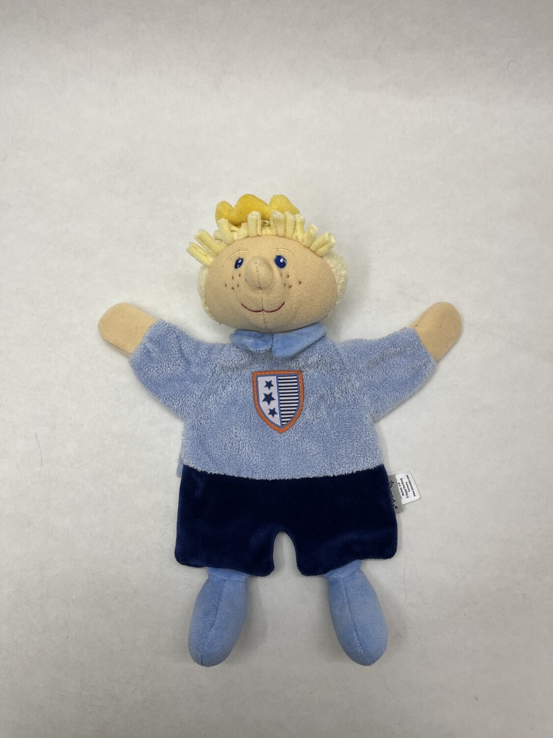 Schnuffeltuch / Schmusetuch Puppe Junge Prinz Sterntaler liegend 27 cm