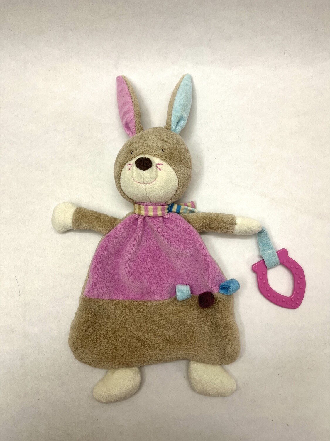 Schnuffeltuch / Schmusetuch Hase Topomini liegend 37 cm