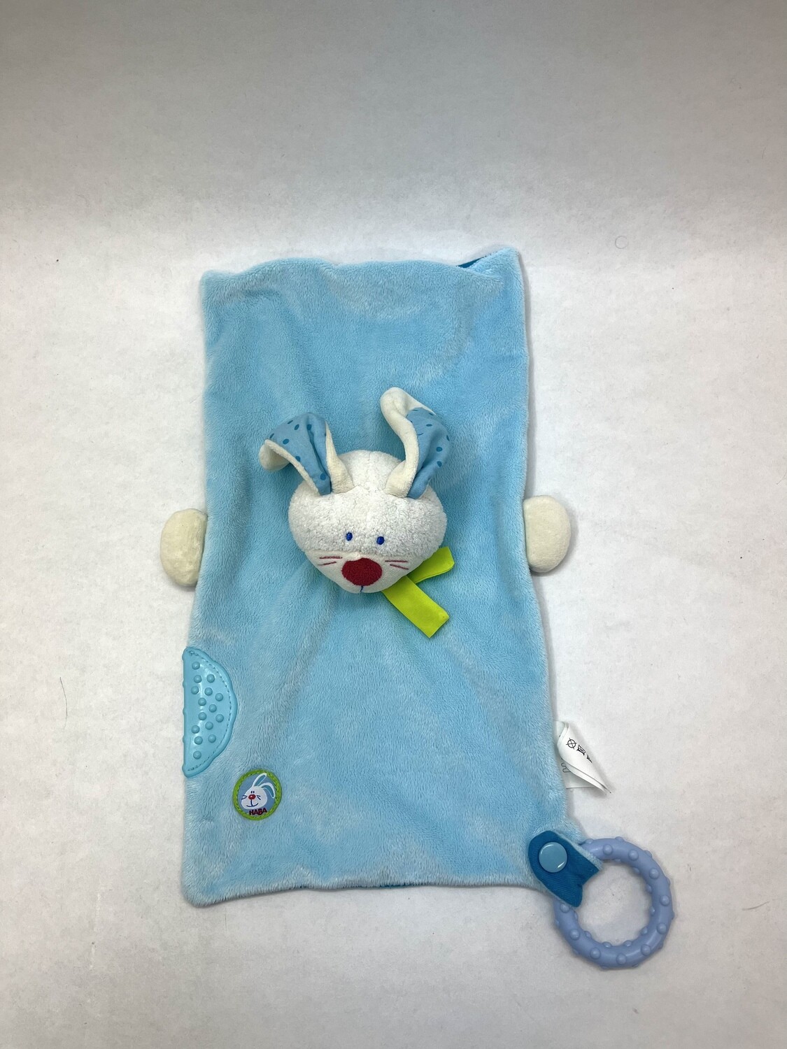 Schnuffeltuch / Schmusetuch Hase HABA liegend 37 cm
