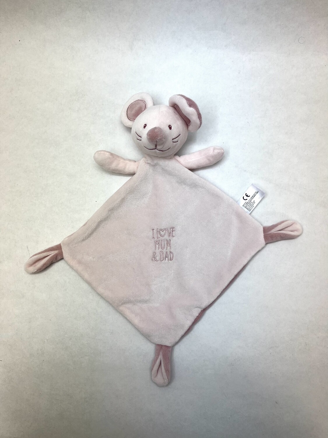 Schnuffeltuch / Schmusetuch Maus Nicotoy liegend 35 cm