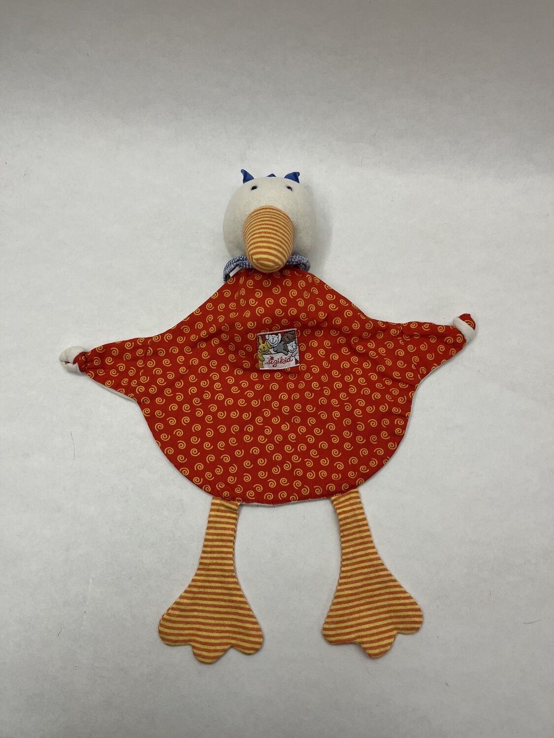 Schnuffeltuch / Schmusetuch Ente Sigikid liegend 38 cm