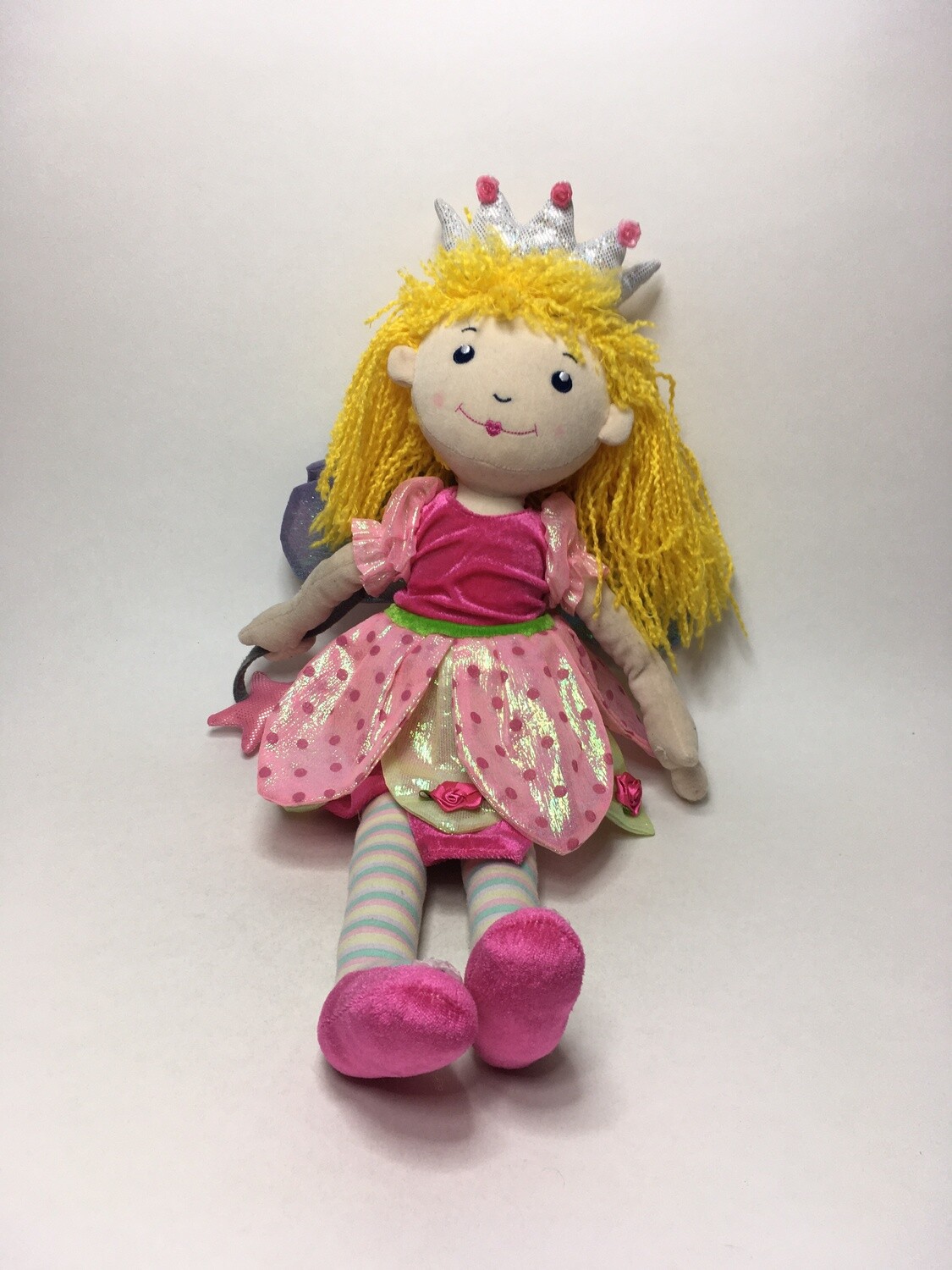 Puppe Mädchen Die Spiegelburg stehend 55cm selten