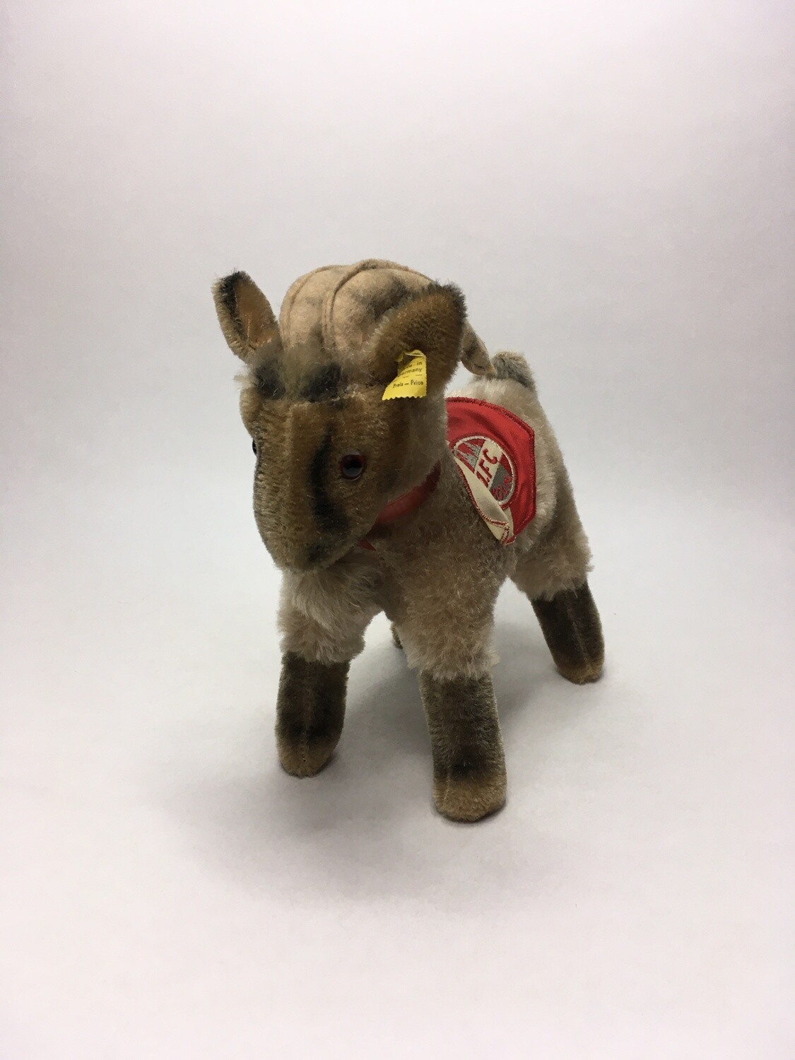 Steiff Geißbock 1.FC Köln stehend 25cm Mega selten Vintage
