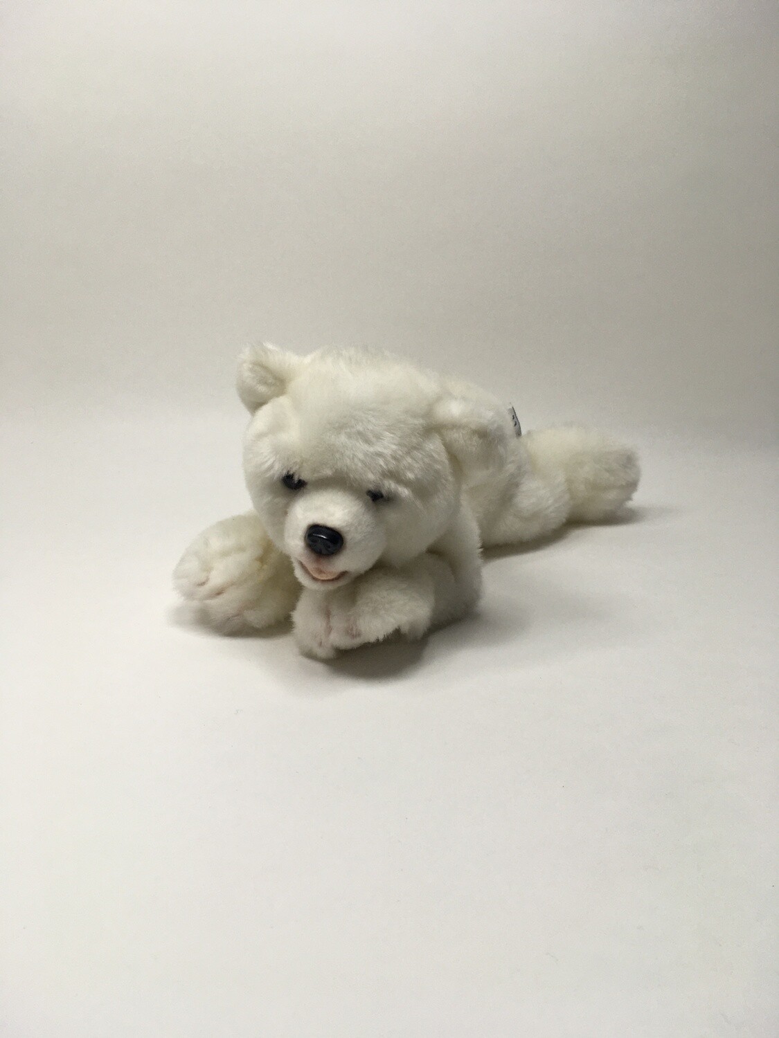 Eisbär Uni Toys liegend 30cm Mega Sammlerstück ( beliebt )