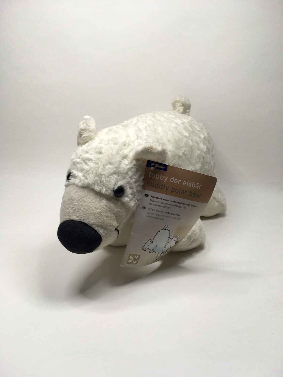 Eisbär Tchibo stehend 38cm Vintage Sammlerstück Neuwertig mit Etikett