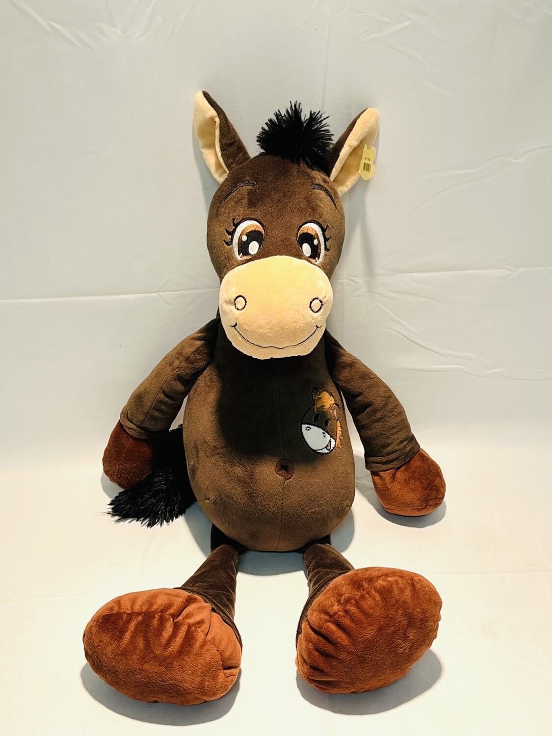 XXL Pferd Paul Import GmbH stehend 76cm 0,7kg Sammlerstück Neuwertig mit Etikett