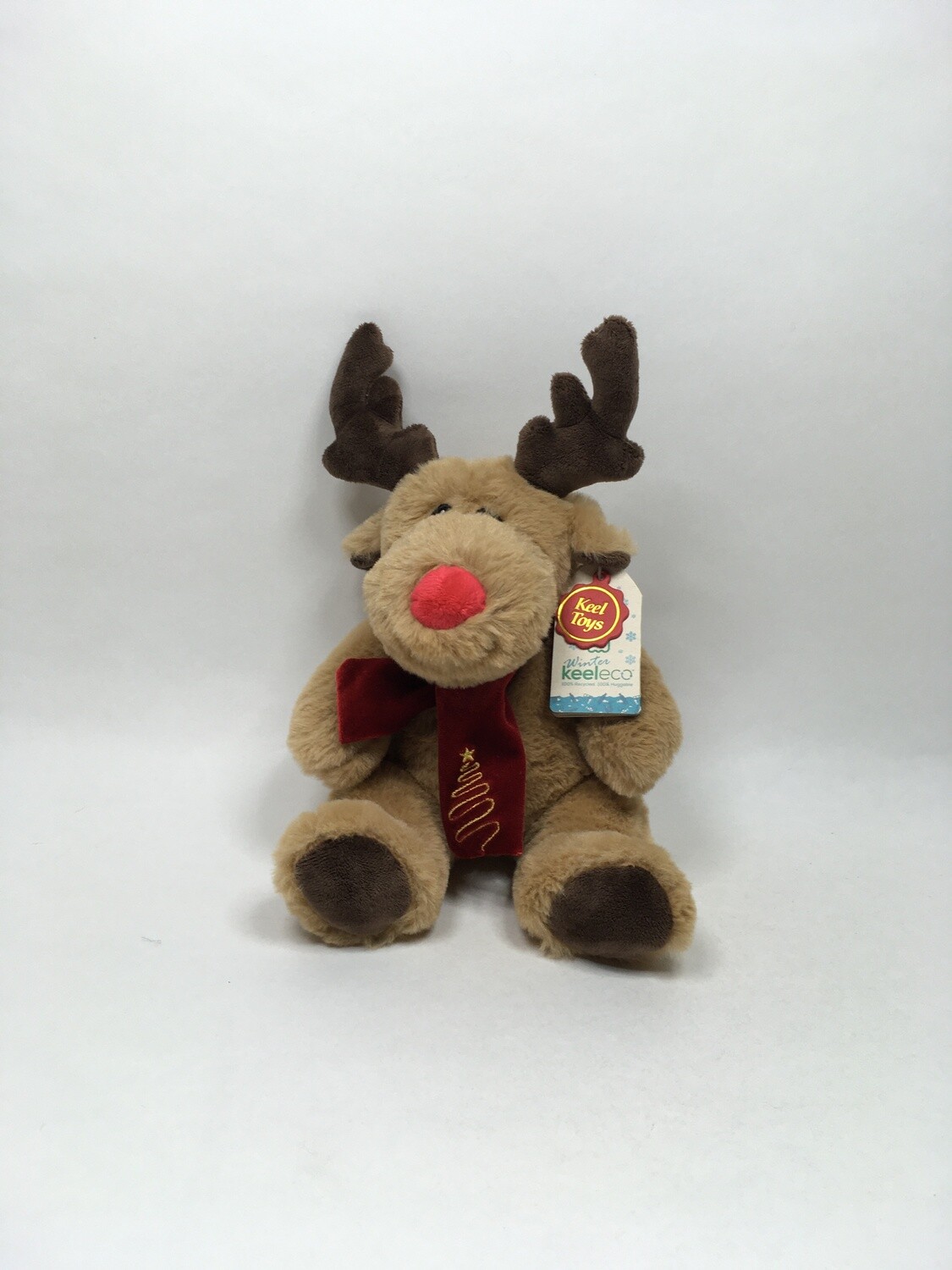 Hirsch Keel Toys stehend 33cm selten Neuwertig mit Etikett